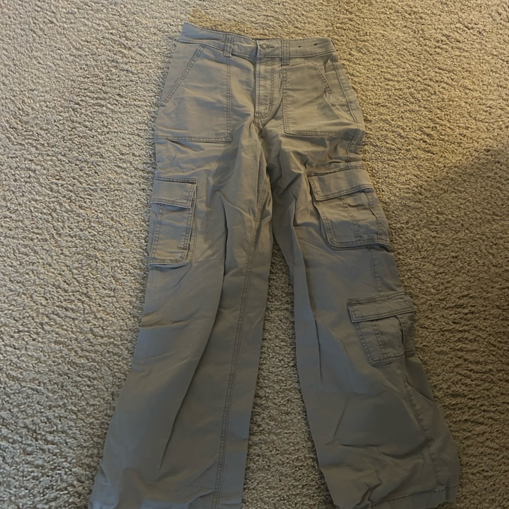 Hollister Gray cargo pants
